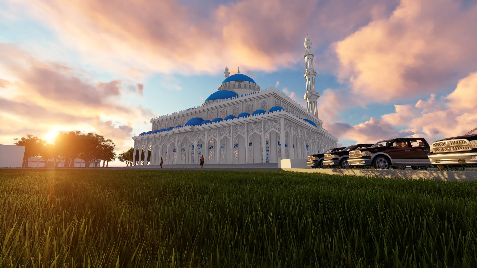 Somali Mogadishu Airport Mosque